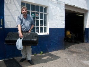 Glen Looper with my RENU repaired gas tank
